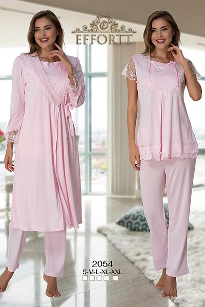 Effort Pijama Maternity Pajama Set with Dressing Gown