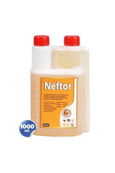 Munich Vet Neftor Kuşlar Için Hırıltı Nefes Ve Solunum Ürünü 1LT