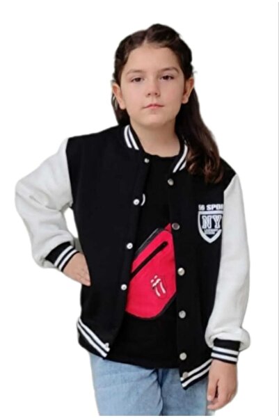 Sindel Unisex Oversize Kız,Erkek Çocuk Kolej Ceket