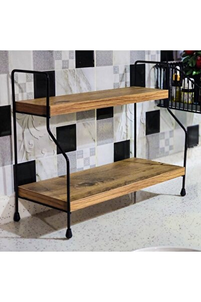 Omekan Nova Mutfak Rafı Masaüstü Düzenleyici Çok Amaçli Düzenleyici Tezgah Üstü Raf Atlantik Çam