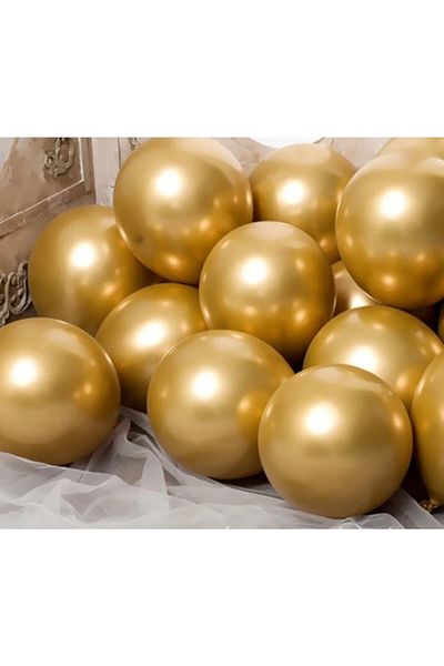 Öztürkpartievi Gold Chrome Balloon