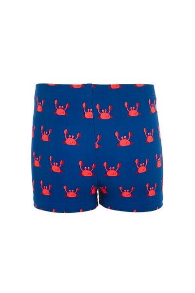 Decathlon Nabaiji Baby Boxer Swimsuit - Blue / Crab Printed
