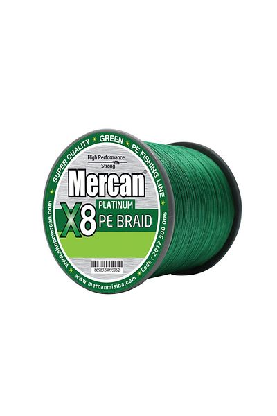 Mercan Pe Knitted Platinum X8 Green Thread 500m Line