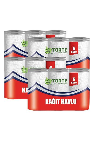 Torte Home Type Paper Towels 24 Pack 2 Layers