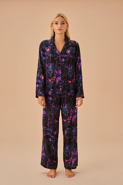 SUWEN Set de pijamale Jaguar pentru bărbați