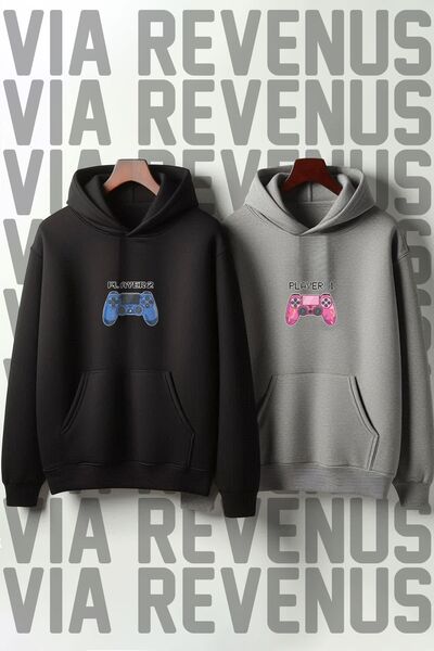 Vordevia Kombinovana majica igrača Valentine's Štampano - Oversize kroj