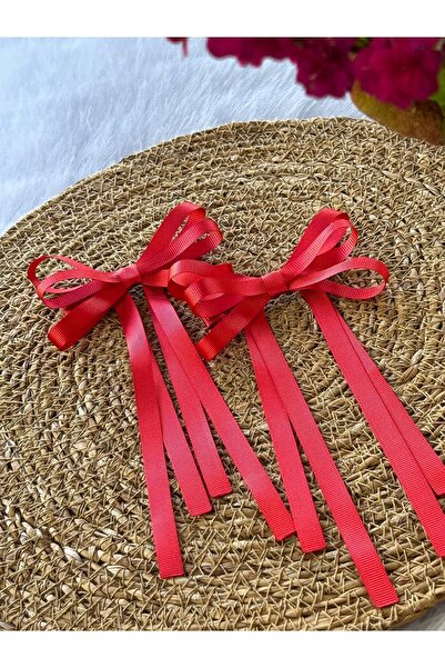 MADE BY PERİ İKİ ADET , Üç fiyonklu kurdele klips toka. Çocuk ve yetişkin kul...