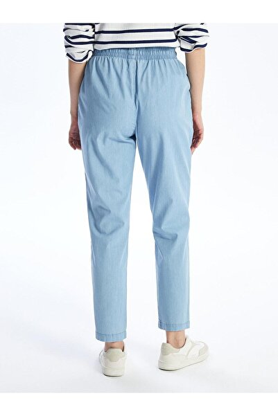 LC Waikiki LCWAIKIKI Classic Beli Lastikli Carrot Fit Kadın Jean Pantolon