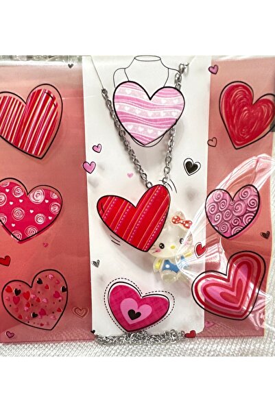 Hello Kitty Çelik Zincirli Kararmaz Kolye