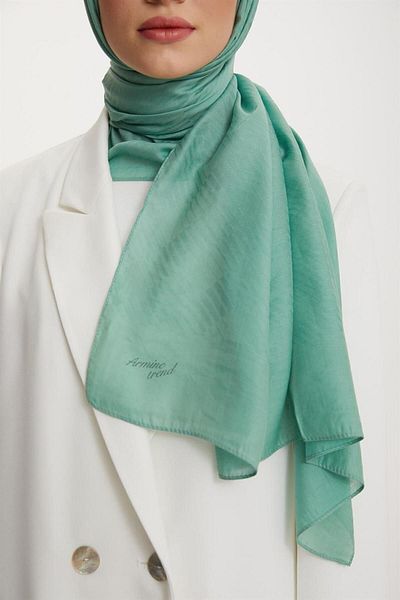 Armine Trend Işıl Shawl - Cotton - Ats3isl - Set of 3 - White, Green, Mustard Yellow