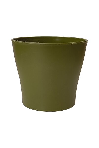 ToXA 8.3 Litre Yeşil Gardenya Saksı Dekoratif Mat Tabaksız Plastik Saksı
