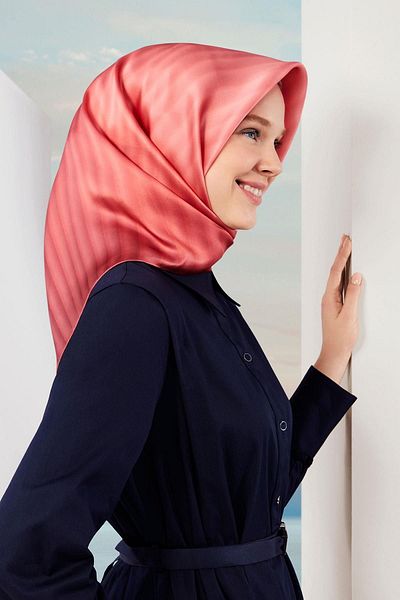 Armine 2024 Spring-Summer Silk Scarf - 9150D-04 - Sura