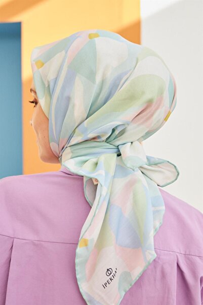 Sultan Eşarp Cotton Scarf - Ipekhan Daphne Model - Ihe1108-15