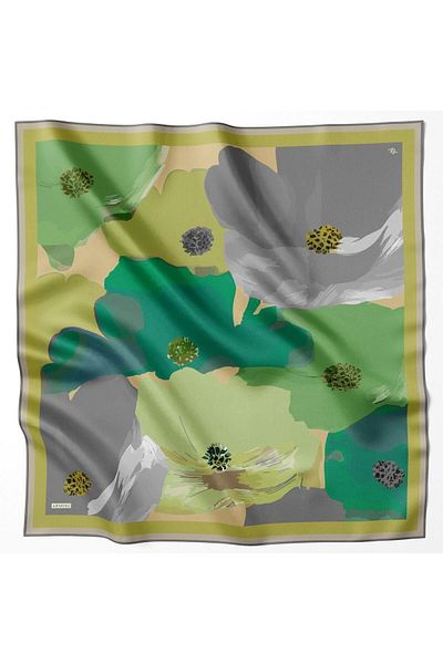 Armine 2024 Summer Season Silk Scarf - 9145D-52 - Tivil