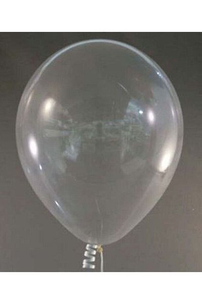HBK 10 Pieces - 12" Transparent Balloon (30 cm Diameter)