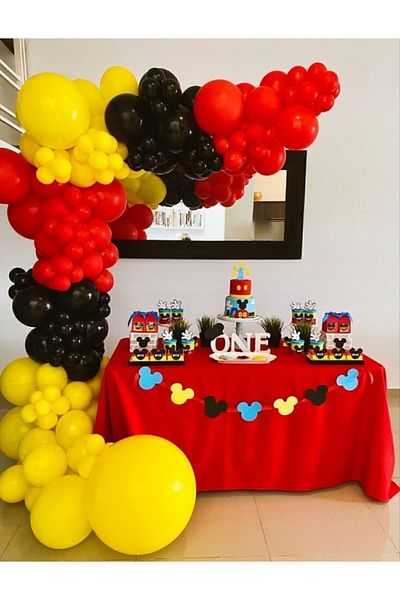 Kalisan Mickey Minnie Concept Balloon 90 Pieces + chain