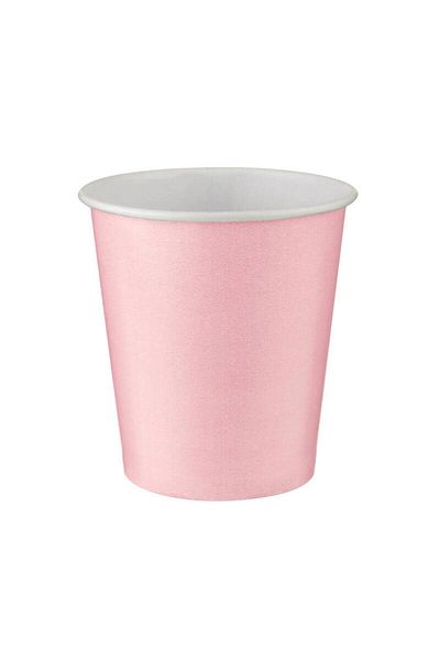 HKNYS Pink Macarons Pastel Cardboard Cup Set of 8 Party Birthday Cups