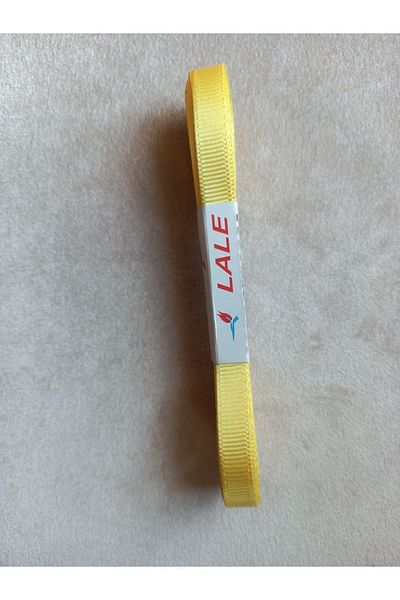 yörük tuhafiye 10 Meters Yellow Grosgrain Ribbon - 1 cm a Ball