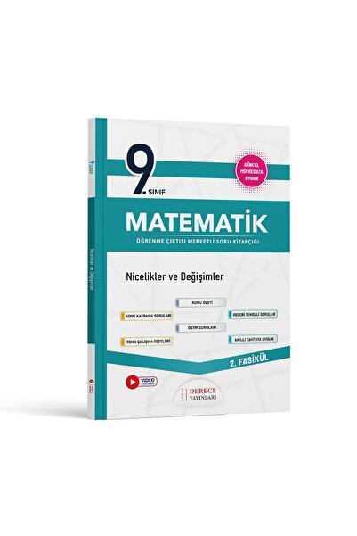 Sonuç Yayınları Derece Yayınları 9.Sınıf Matematik Modüler Set Güncel Müfredata Uygun 2025