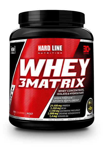 Hardline Whey 3matrix Lemon Cheesecake Protein Powder 908 gr