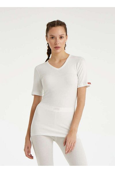 The Sun Unisex Thermal Short Sleeve V-Neck T-Shirt