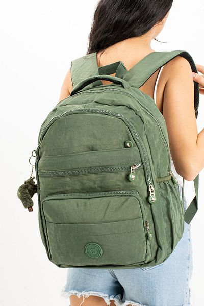 Baginn Lightweight Clinker Fabric Women's Backpack with Laptop Compartment - 40*30 cm