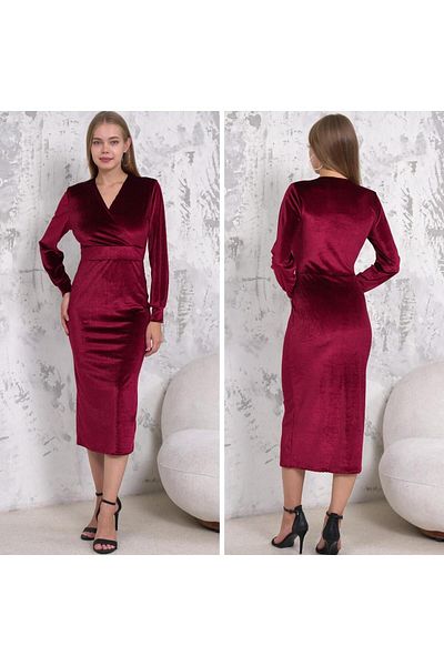 CİXAPLE Rochie midi cu piept dublu decupat creion