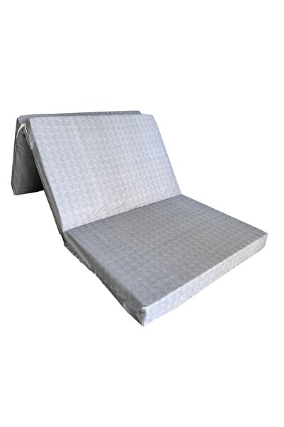 Vip Home Concept Katlanır Yer Yatağı Ve Tek Kişilik Sünger Katlanır Minder Yatak 90X190X10 CM-GRİ