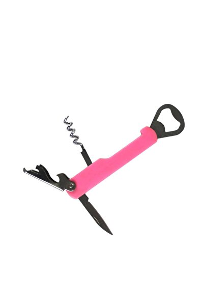 ALBETTO Pink Wine Opener - Corkscrew 4 Functions