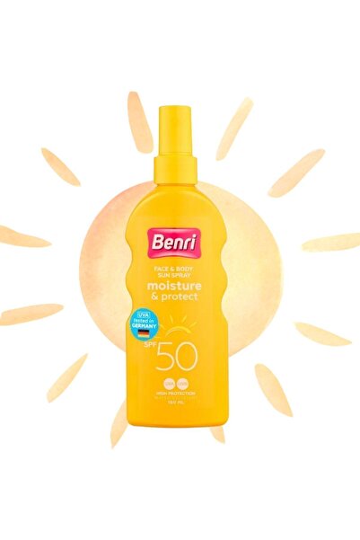 Benri Nem & Koruma Güneş Spreyi 50SPF 150 ml