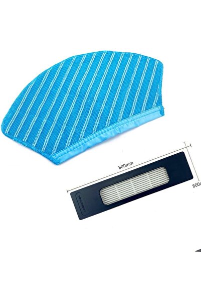 ERKOTECH FAKİR RS770 Ρομπότ ηλεκτρική σκούπα Mop Bezzi - Σετ φίλτρου με σφουγγάρι