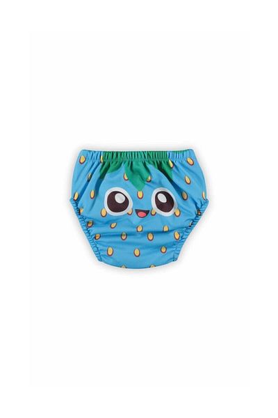 BabyHouseButiq Poopes Washable 3-Pece Combination Ανδρικό παντελόνι προπόνησης Cheerful Strawberry 1-2-3-4 ετών