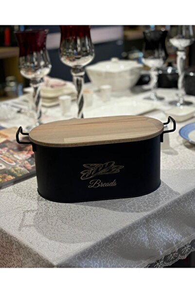 Bayev Metal Syh Bread Bowl with Cutting Board -200357