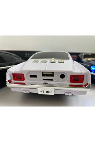 shoptekno Taşınabilir Araba Şekilli Nostaljik Fm Radyo Handfree Fonksiyonu Ka...