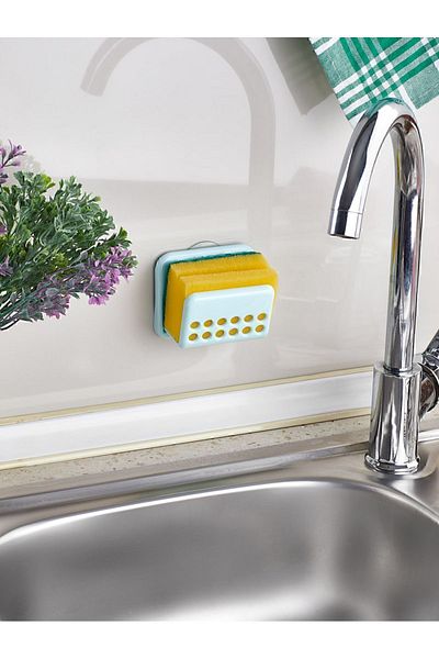 isgstore Main Shop Super Sponge Matic - Dish Sponge Sponge Hanger - Suction Cup Sponge Matic M-128