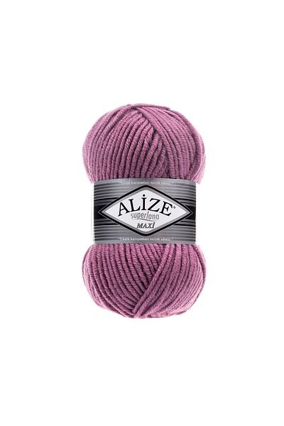 Alize Superlana Maxi Χοντρό Πλεκτό Σχοινί 028 Dusty Rose
