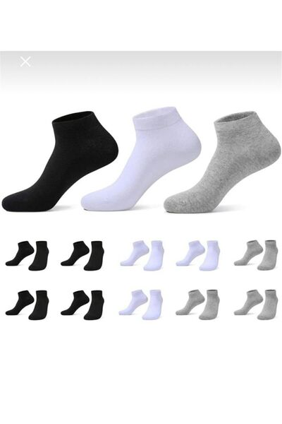 Black Arden Socks 3'lü Paket Patik Çorap Bt-02791 Ekoptkbynn