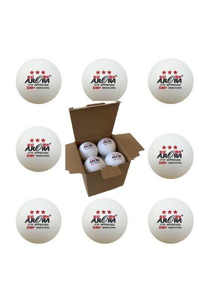 Aurora ITF APPROVED 3 STAR TABLE TENNIS MATCH BALL (8 Pieces)