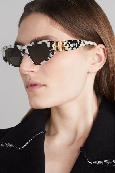 REN EYEWEAR Cool Bb Black and White Women's Sunglasses with Cat Accessories - Ren Eyewear