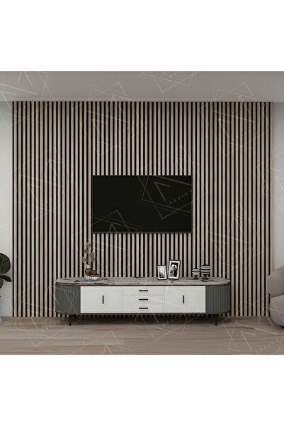 MDesign Krem Akustik Slim Panel 60x275CM