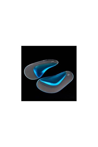 CMT Blue Paarla Silicone Foot Insoles Anti-Instep