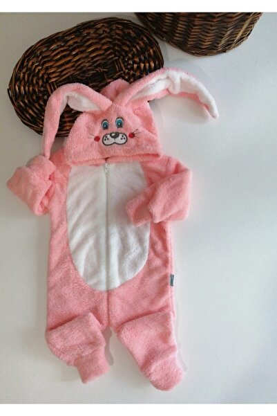 Nurcix Bebelop Welsoft Plush Rabbit Jumpsuit 1-3 Years