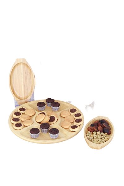 Bambum Rotating and Boat - Wrapping Pot - Breakfast - Sunmluk Serving Plate Set