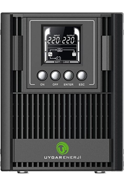 Uygar Enerji TİME TIME 1KVA ONLINE LCD  Yeni Nesil Akü Kesintisiz Güç Kaynağı UPS (2×12V9AH)