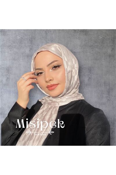 MİS İPEK Şal jacquard mătăsos cu model Koza