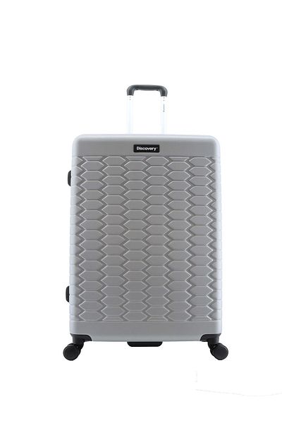 Discovery Reptile ABS Large, TSA Lock, Expandable, 4 Double Wheels, 28 Inch Silver