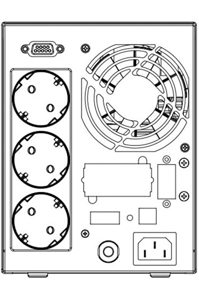 Uygar Enerji TİME TIME 1KVA ONLINE LCD  Yeni Nesil Akü Kesintisiz Güç Kaynağı UPS (2×12V9AH)