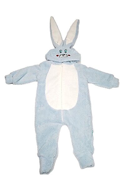 nurcix baby كيس نوم بيبي ويلسوفت بيبي بلو مع أرنب من 1 إلى 3 سنوات