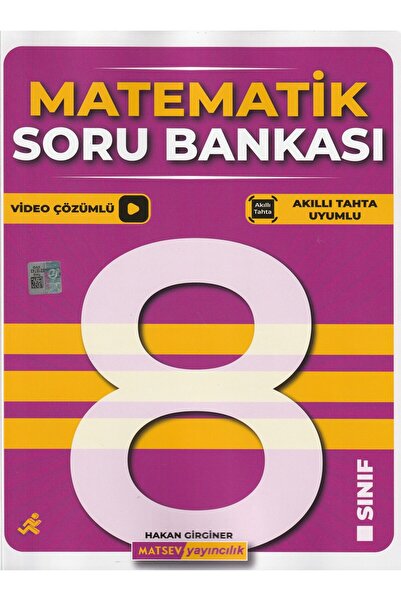 Matsev Yayıncılık 8. Sınıf Matematik Soru Bankası