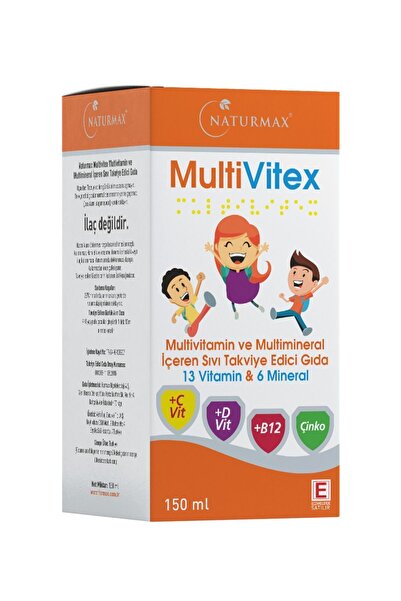 Naturmax Multivitex Multi Vitamin Şurup 150 ml